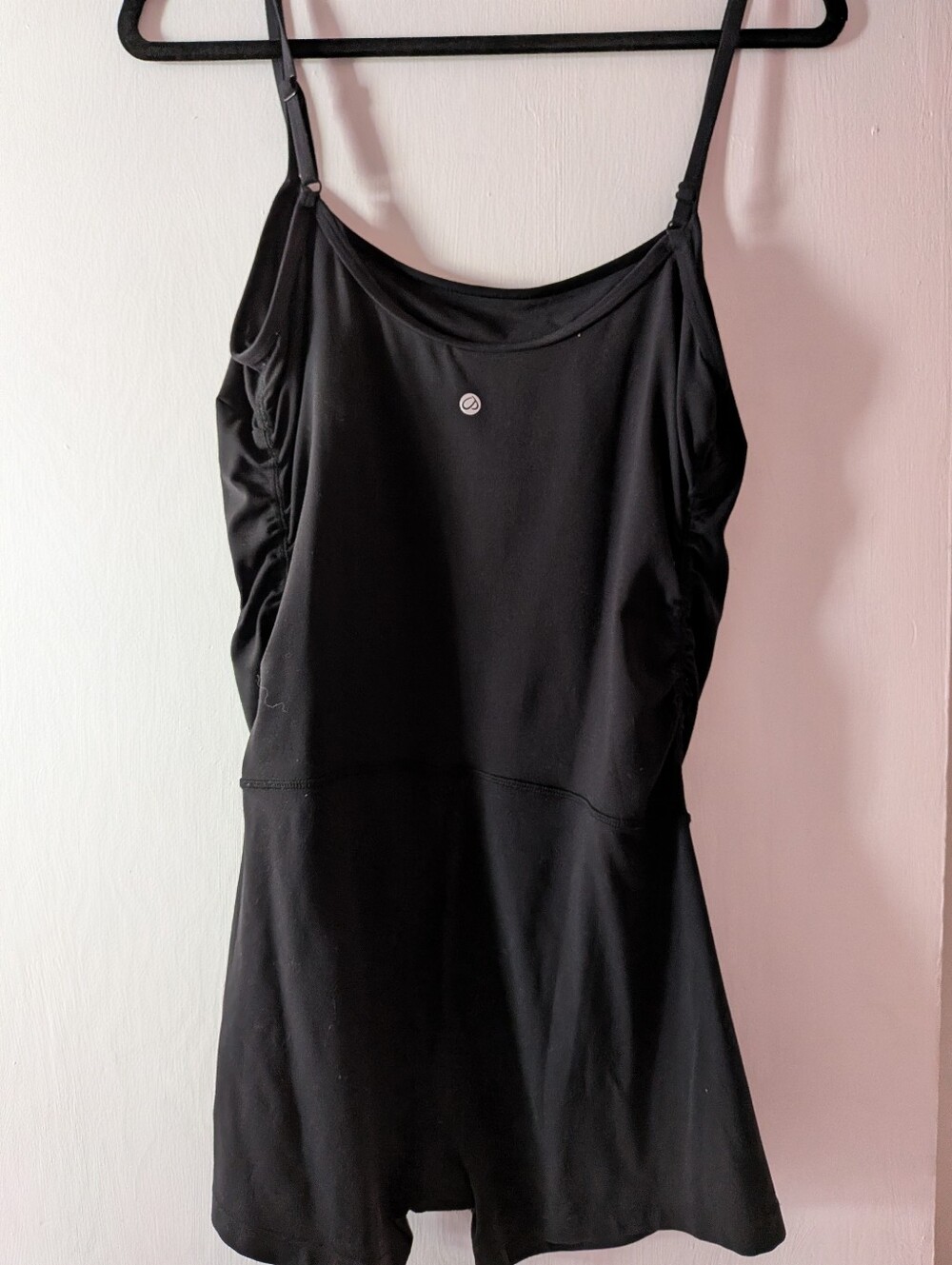 CRZ YOGA Black Maternity Romper